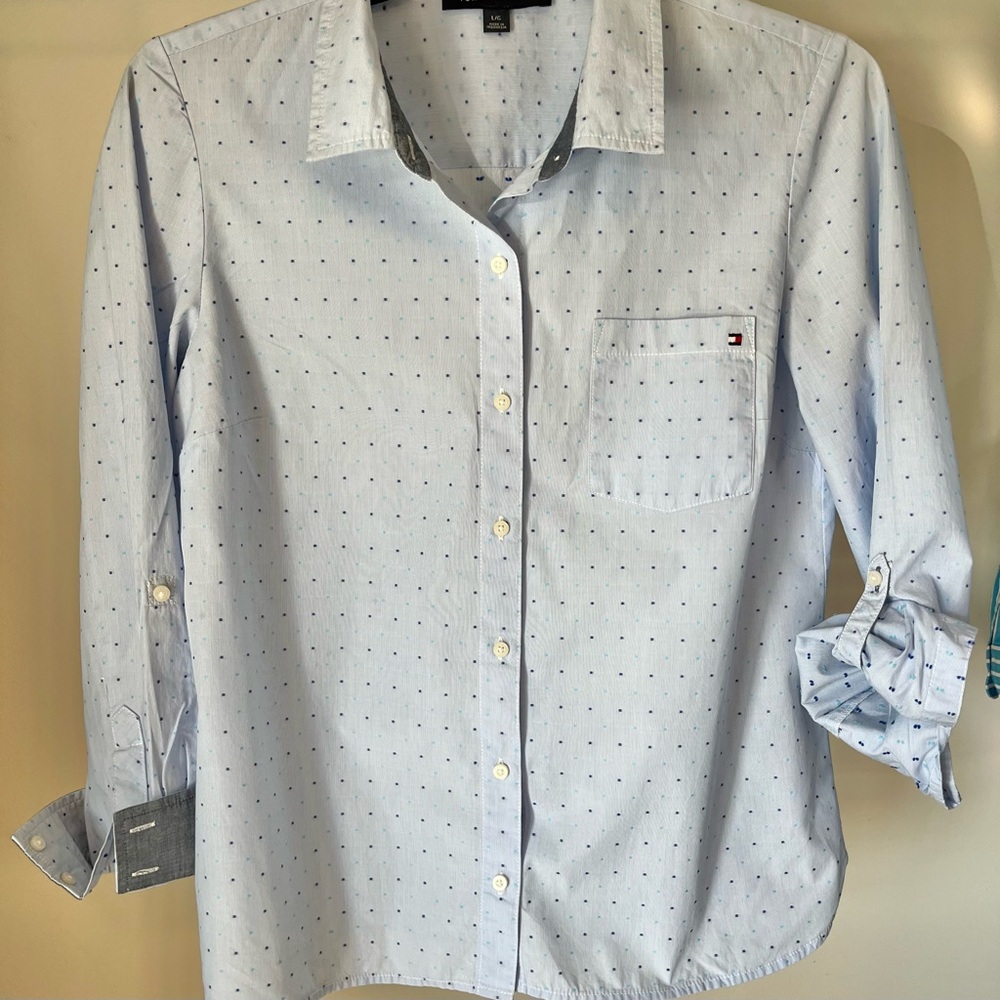 Light Blue Button-Up Shirt